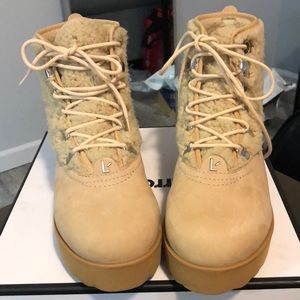 NWT Larroude Vail Boot in Sand Light Beige - Size 8.5